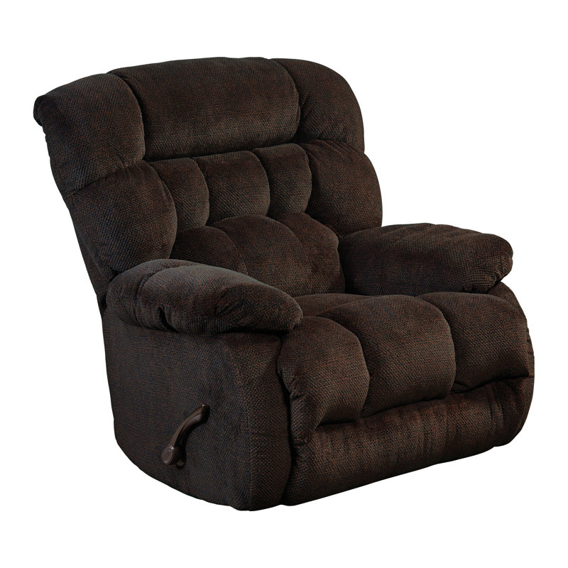 Fauteuil inclinable manuel oscillant standard de 40 po de large Oundle, Chocolat