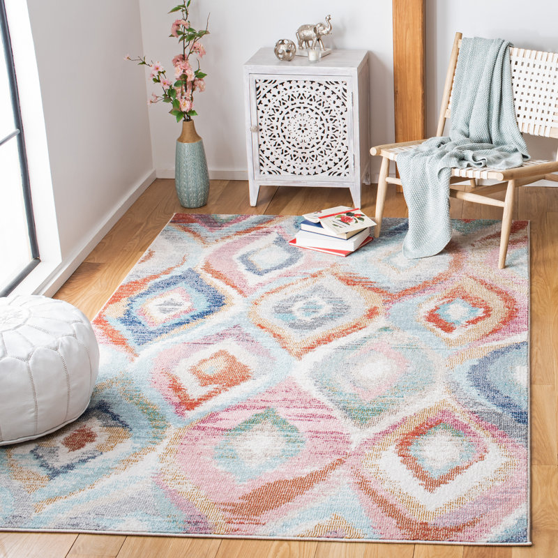 Tapis ikat Jugtown Phoenix Performance, Rectangle 5 pi 3 po x 7 pi 7 po