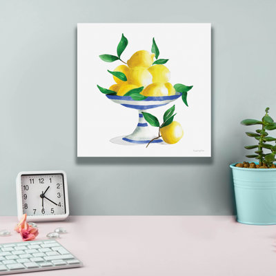 «Espagnole citrons 2» par Mercedes Lopez, art mural sur toile Charro
