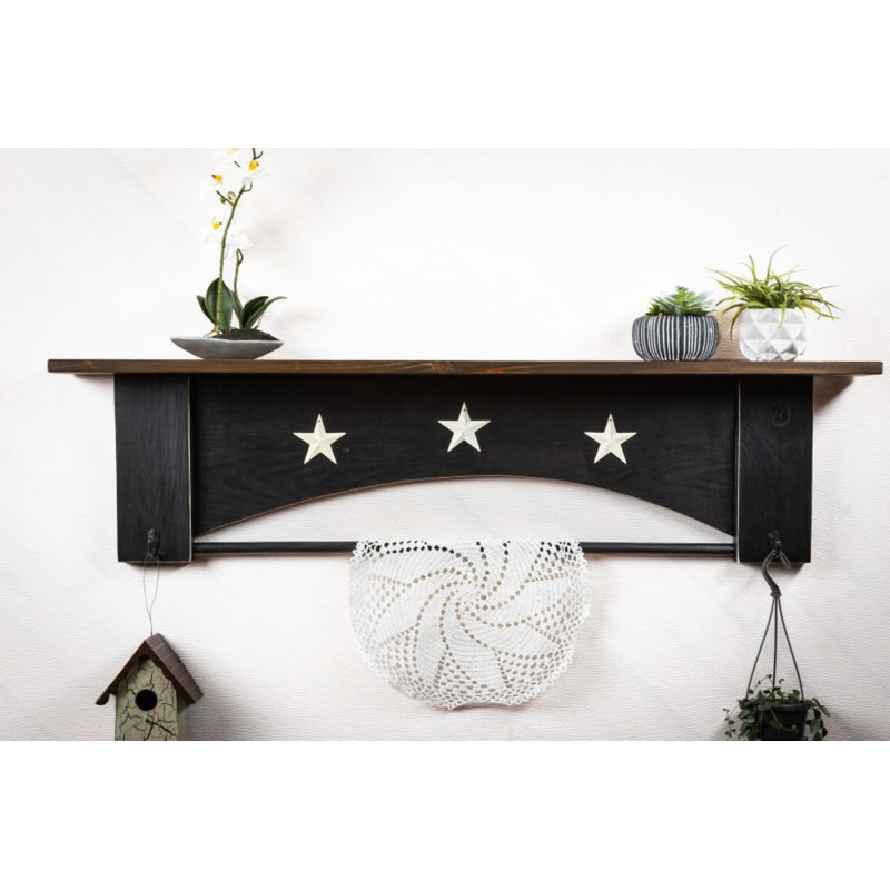 Heartlee Accent Shelf, 12" H x 36" W x 5.50" D
