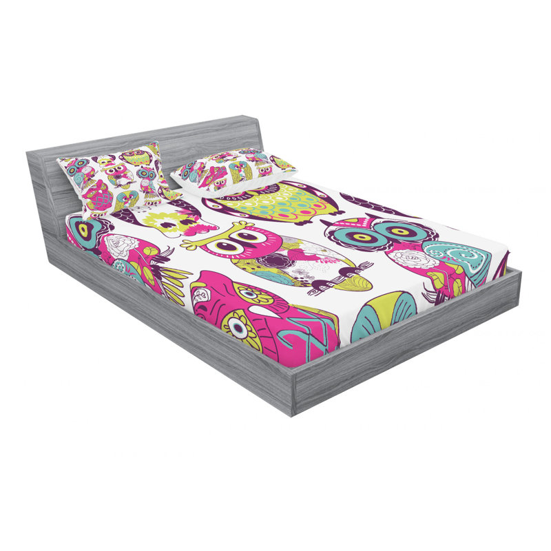 Microfiber Sheet Set, Queen Sheet Set with Fitted Sheet