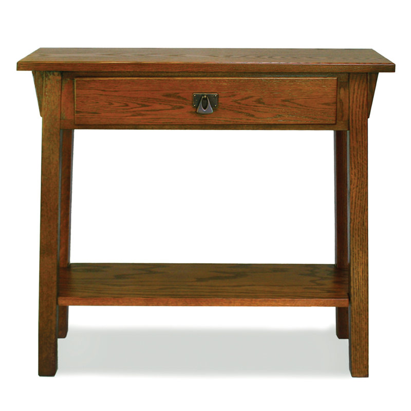 Mission Solid Wood Console Hall Stand, Russet