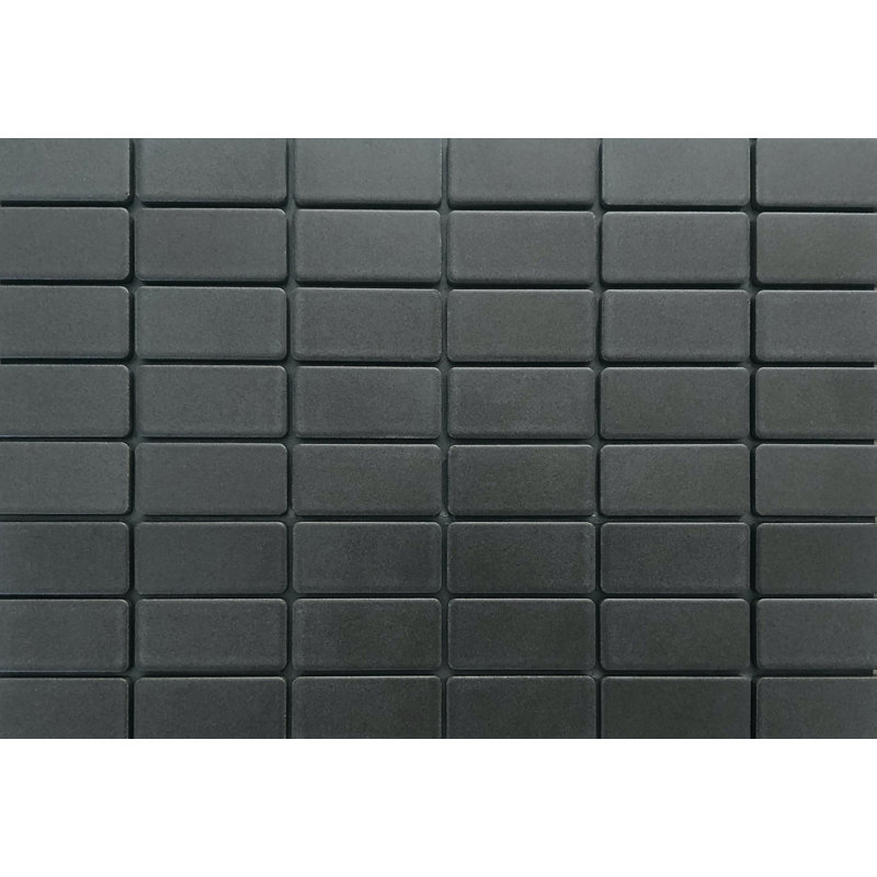 2X1 Mosaic Sheet, Black