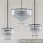 Lustre moderne en cristal à 4 niveaux-957606497-957606508