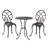 3PC CAST BISTRO SET