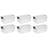 Sterilite Clear Plastic Stackable Storage Bin with White Latch Lid