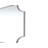Notched Metal Mirror 22x30 inch in Silver-1472379609-1472379587