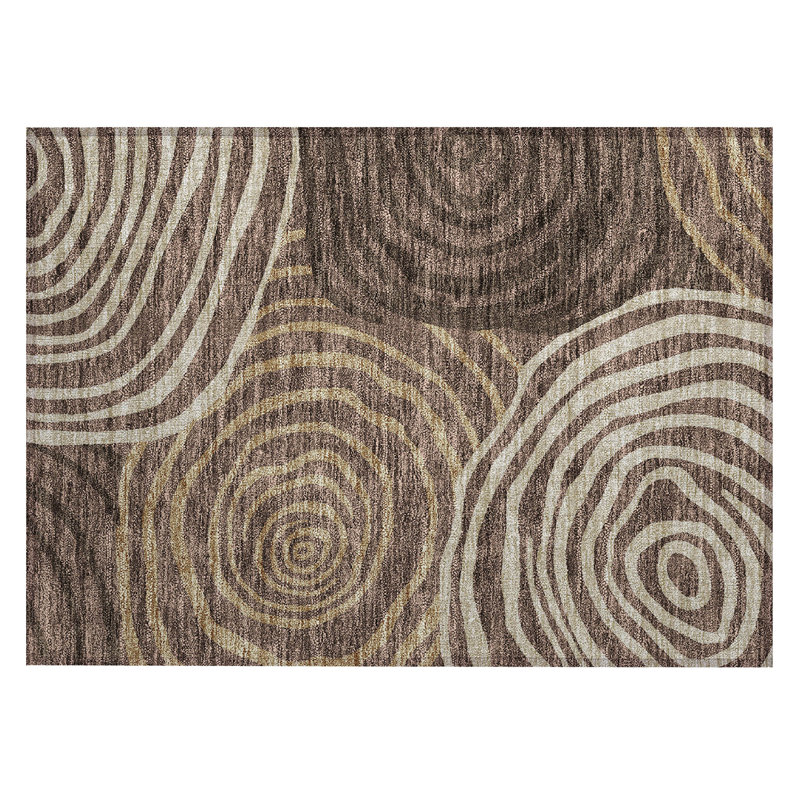 Leis Abstract Indoor Rug, Rectangle 1'8" x 2'6"