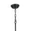 Luminaire suspendu noir de style moderne