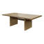 Kamiyha Coastal Wood Kitchen Table, Dining Table, Rectangular Table, Office Table, Brown