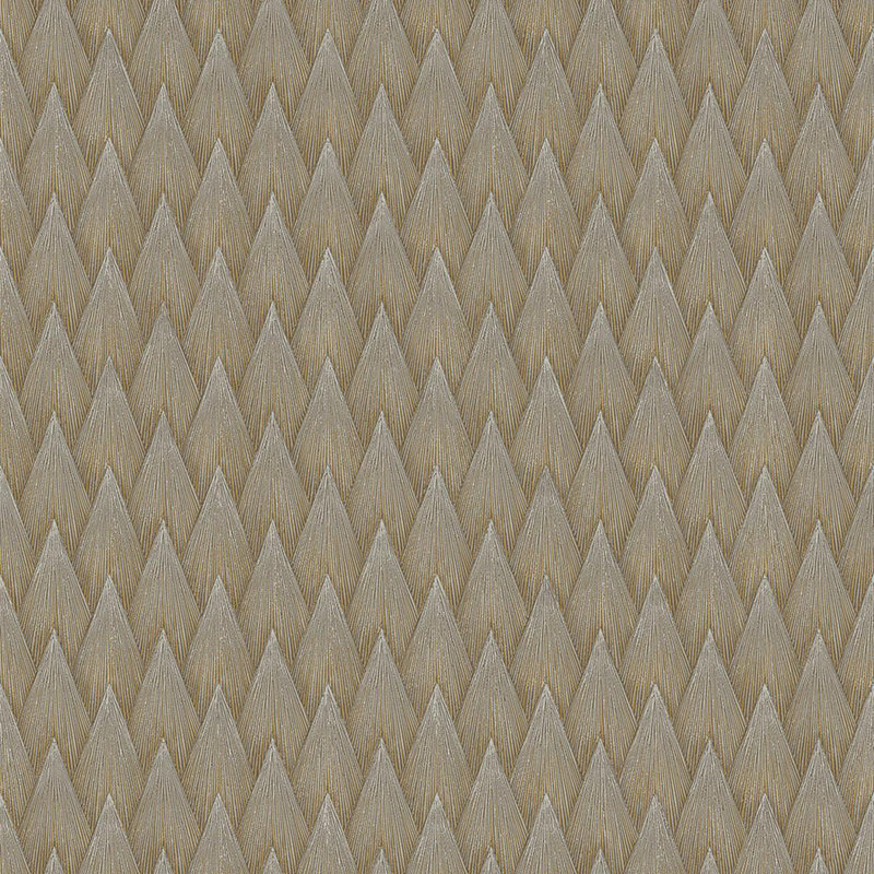 Papier peint embossé Timeless, Brun