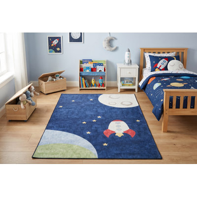 Trym Rectangle Machine Woven Polyester Rug