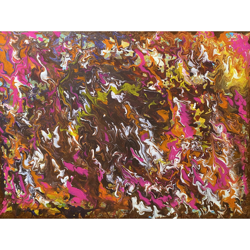 Welcome To Life by Alicia Lopez, Black Framed Canvas, 24" H x 32" W