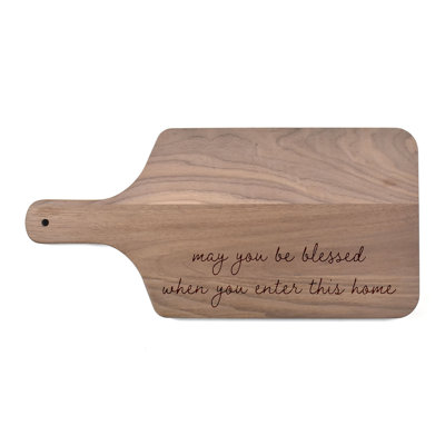 May You Be Blessed When Enter Home Paddle Cutting Board