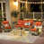 Bold Striped Orange Red