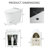 1/1.28 GPF Elongated Smart Toilet With Built-In Heated Seat