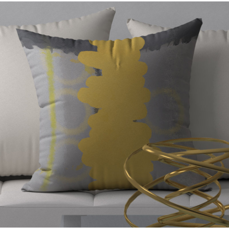 Reversible Throw Pillow, 24" x 24"
