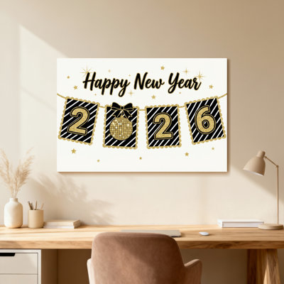Happy New Year 2026, conception de bannière