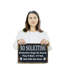«No Soliciting Dogs on Guard» 11 po x 17 po