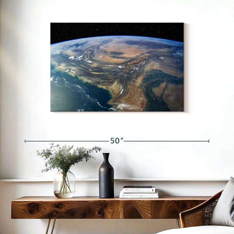 Oberle Earth, 24" H x 36" W