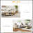 Coffee Tables Set of 2, 2-Rier Rectangle and Round Coffee Table with Storage Shelves