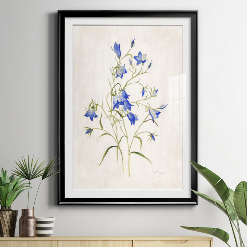 " Botanical I " Painting Print, Black, 42.5" H x 30.5" W x 1" D