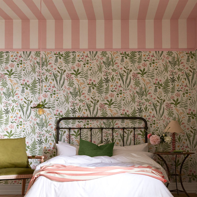  Papier peint Quartet Blush, Rose