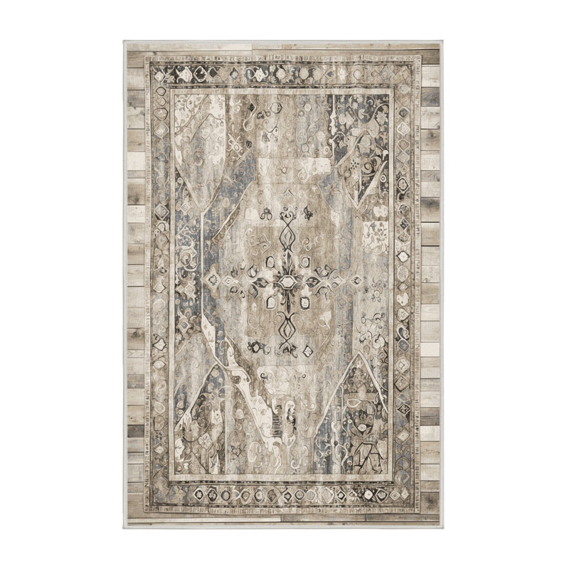 Antique Aura Rug, Rectangle 4' x 6'