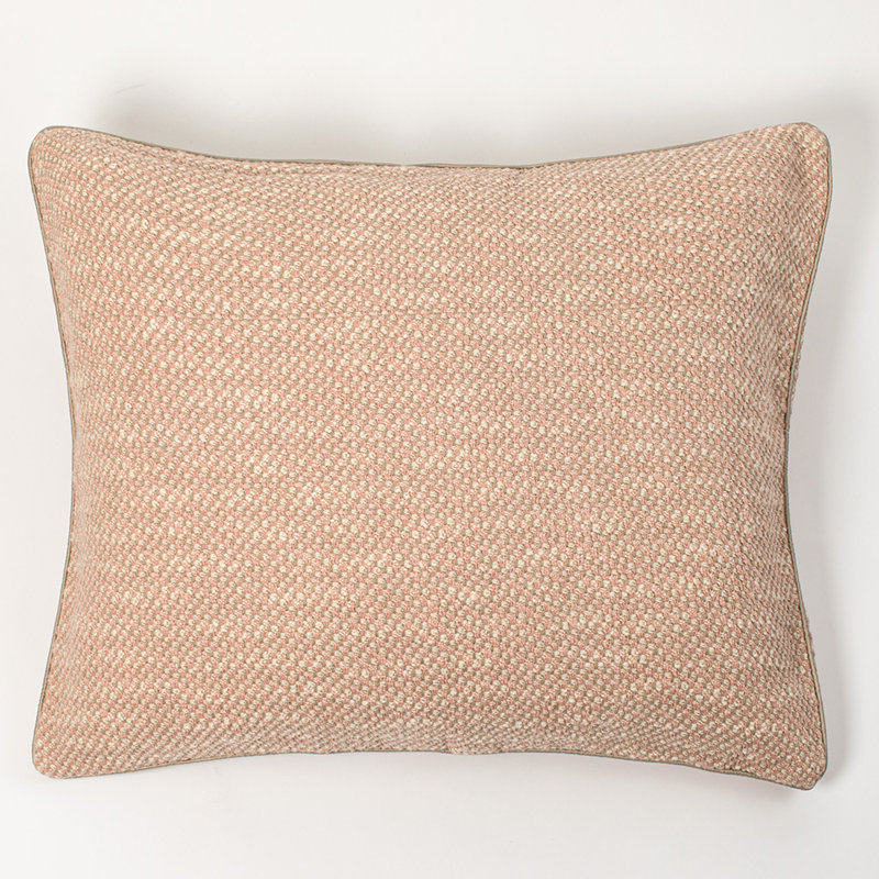 Housse de couette à boutons 100% coton Zenro, Euro, Rose rétro