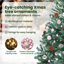 150 Cm H Artificial Christmas Tree inclued Stand Green 150 LED Lights and Ball Ornaments