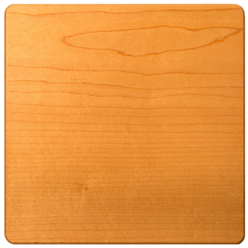 Holmestrand End Table, Natural Maple, Silver