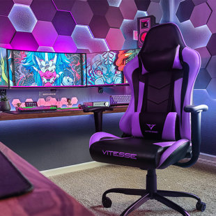 Ergonomic Racing Gaming Chair, 330 lbs PC Computer Chair with Support and Headrest