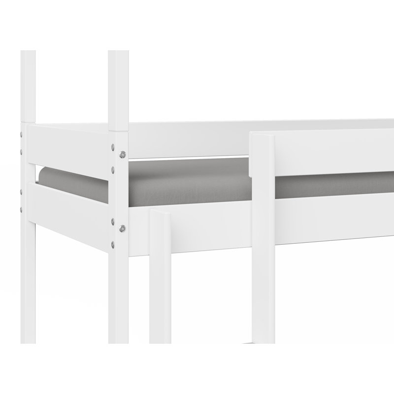 Kansas 90 X 190cm Bunk Bed, White