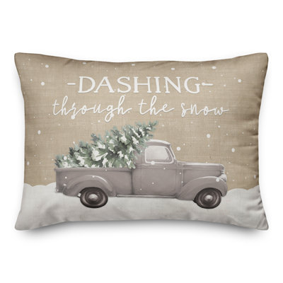 Housse de coussin rectangulaire et insert 