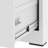 White 2 Drawer Lateral File Cabinet With Lock, Rust - Steel, Silent Glide, Interlock System Steel Horizontal Filing Cabinet, Construction, Adjustable Hanging Bar, Tip-1831828373