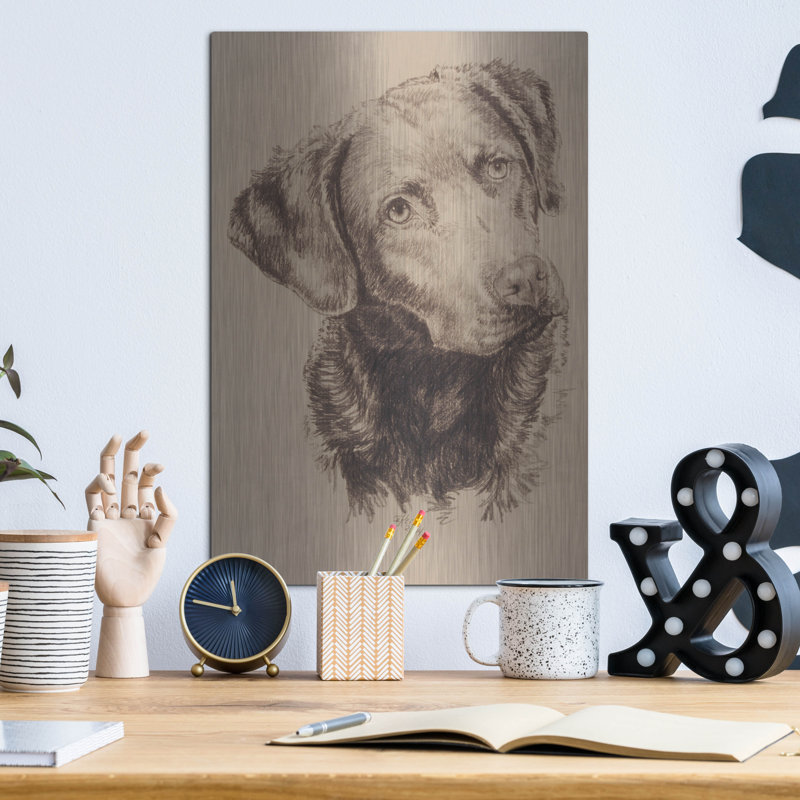 «Chessapeake Bay Retriever» par Barbara Keith, H 16 po x l 12 po