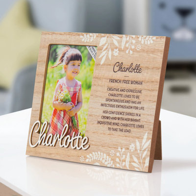 Hazella Tan Solid + Manufactured Wood Picture Frame