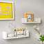 6 Piece U-Shaped Floating Shelf