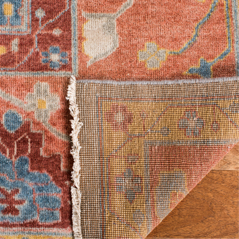 Oriental hand-knotted wool rug Akaalbir, Rectangle 9 pi x 12 pi