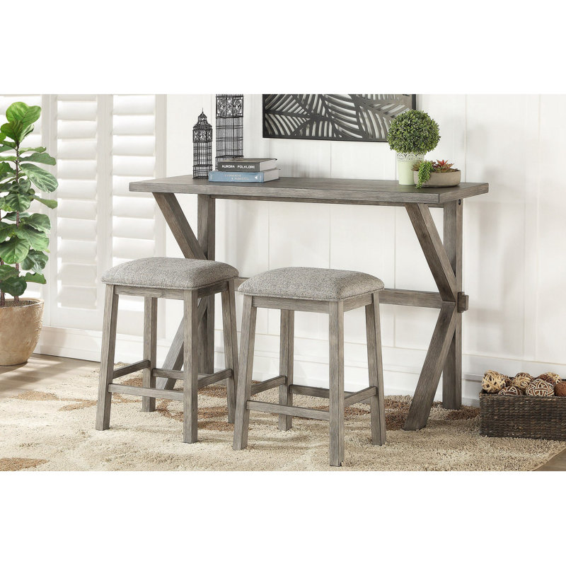 Ensemble de table de bar avec tabourets