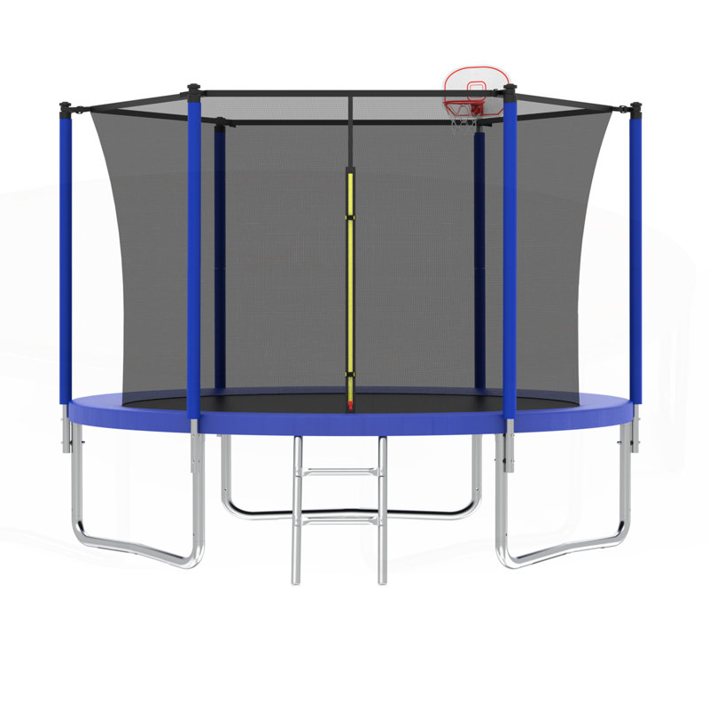 Trampoline d'extérieur pour enfants avec caractéristiques de sécurité et commodité d'assemblage pour le plaisir