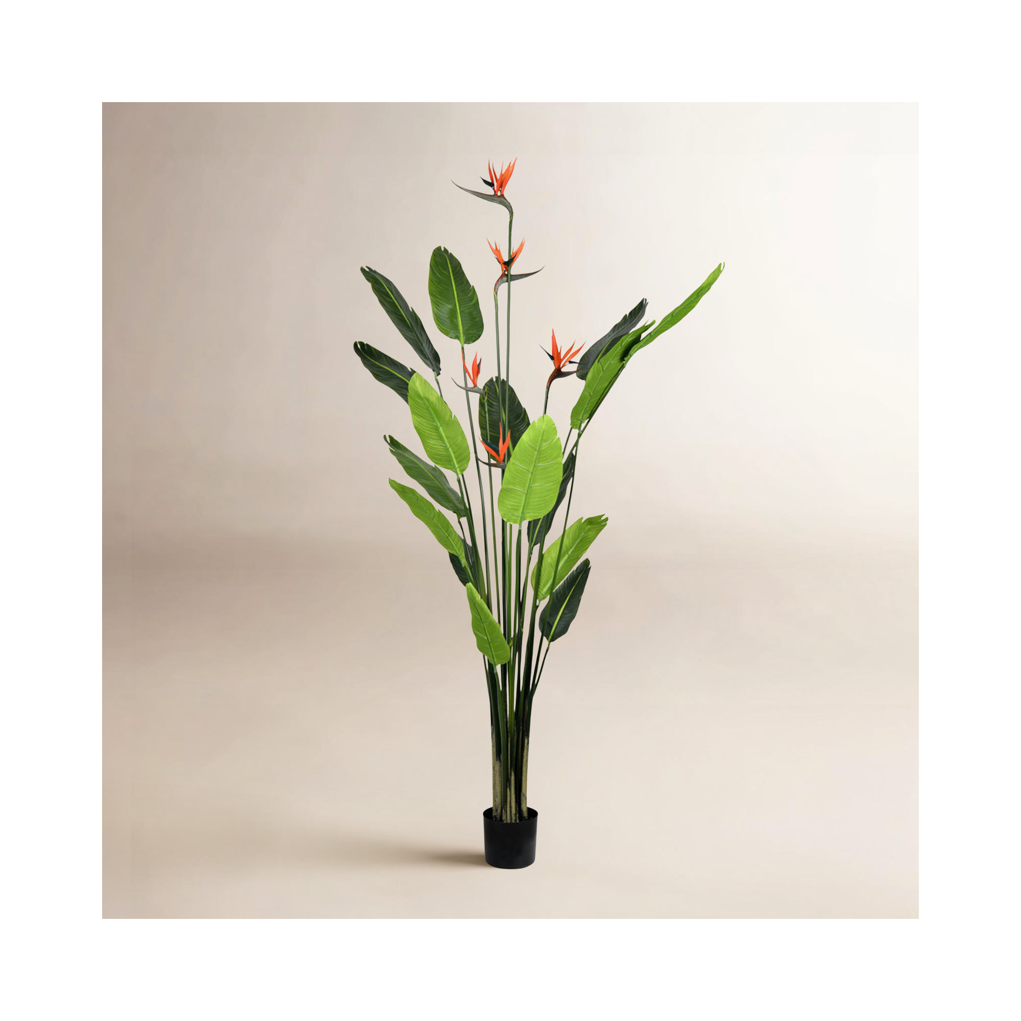 Faux Plant in Pot, 72" H x 26" W x 26" D