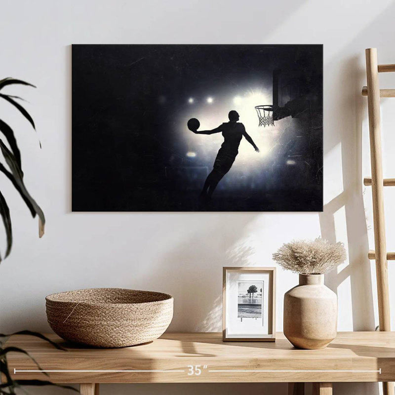 Sireci Basketball Final Dunk, 16" H x 24" W
