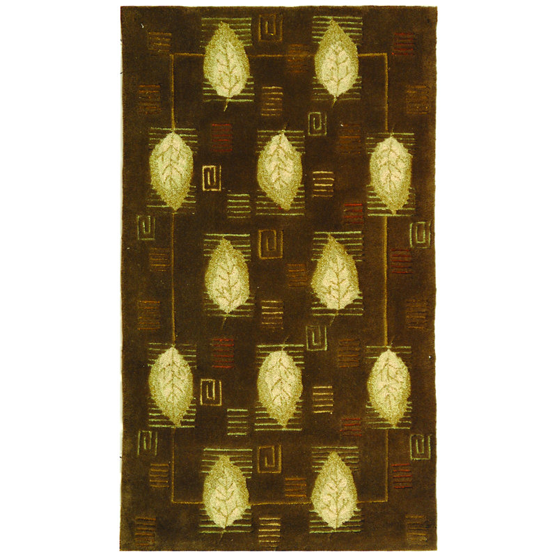 Tapis floral en laine Berkley, Rectangle 2 pi 9 po x 4 pi 9 po