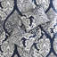 Ensemble d'édredon en coton 7 pièces pour grand lit Indigo-119744288-137798270
