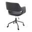 Chaise de bureau contemporaine réglable