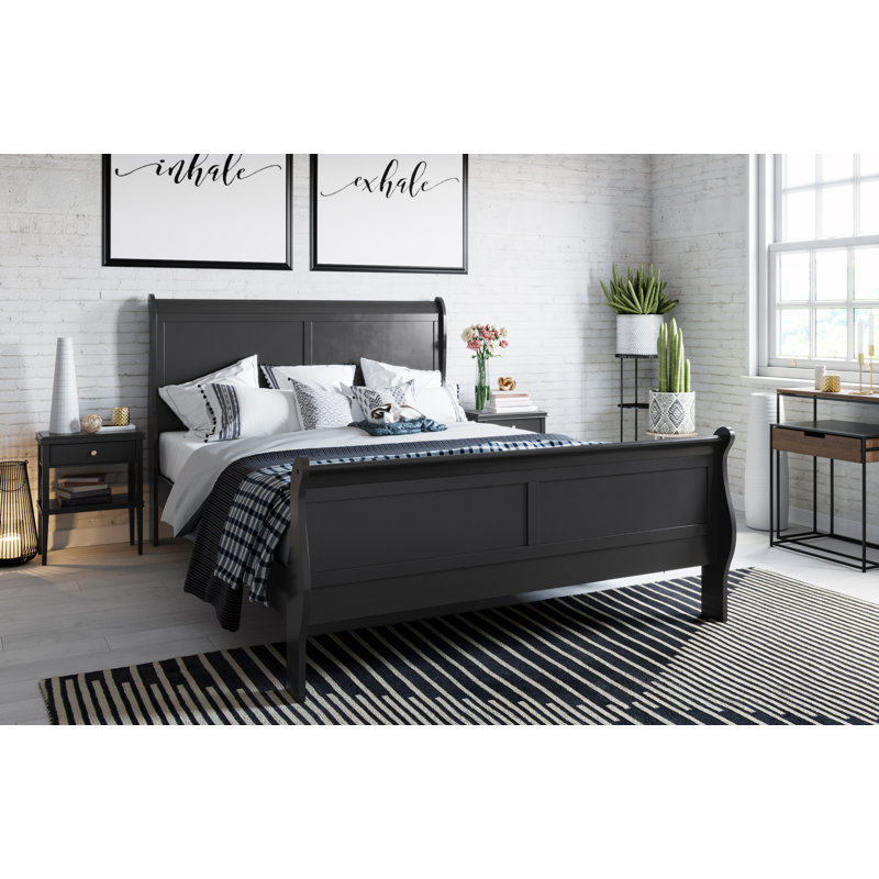 Lit standard Georgett Wood, Grand, Gris