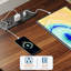 Table de chevet avec station de charge USB - Table de bout rustique 18 po avec porte de grange coulissante, tablette réglable, rangement à deux niveaux - Chambre / salon-1709142617