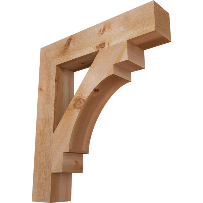 Support Merced Block, Cèdre rouge de l'Ouest (scié brut), H 36 po x l 6 po x P 32 po