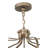 22"W Citadel 4 Light Pendant